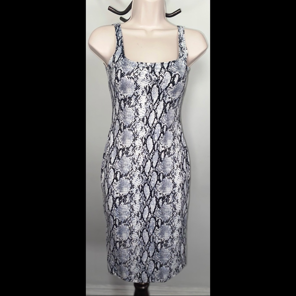 Snake Print Dress